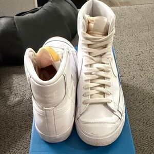 Nike White High-Top Sneakers
